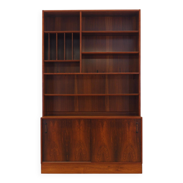 Bibliothèque danoise en palissandre par Hundevad, années 1970