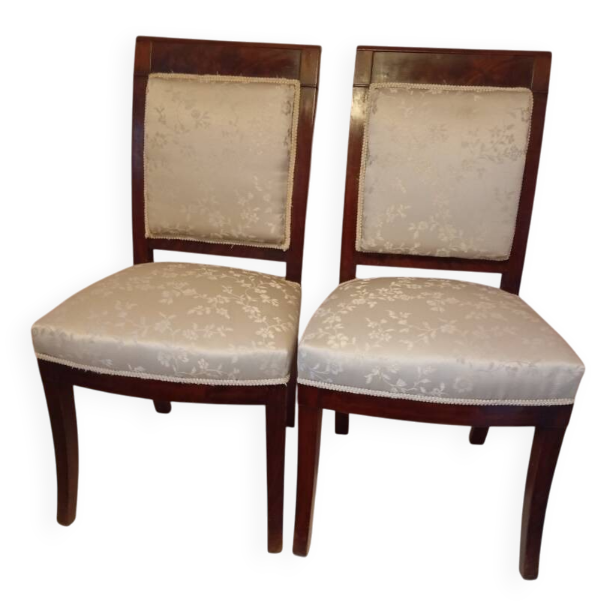 paire de chaises epoque empire