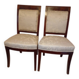 paire de chaises epoque empire