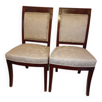 paire de chaises epoque empire