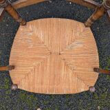 Straw armchair