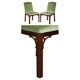Pair of finely carved Victorian Thomas Chippendale accent chairs.
