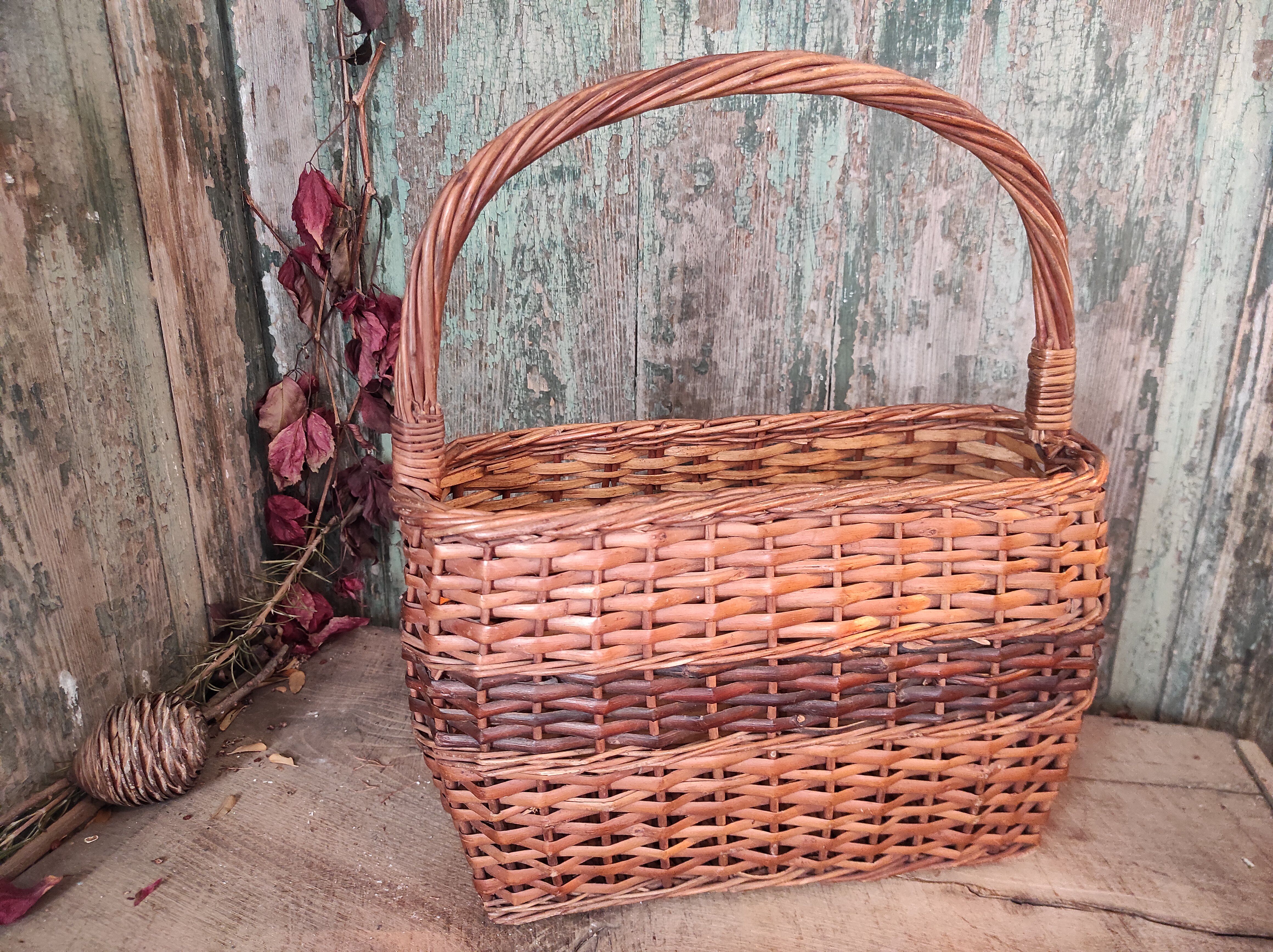 Vintage French basket