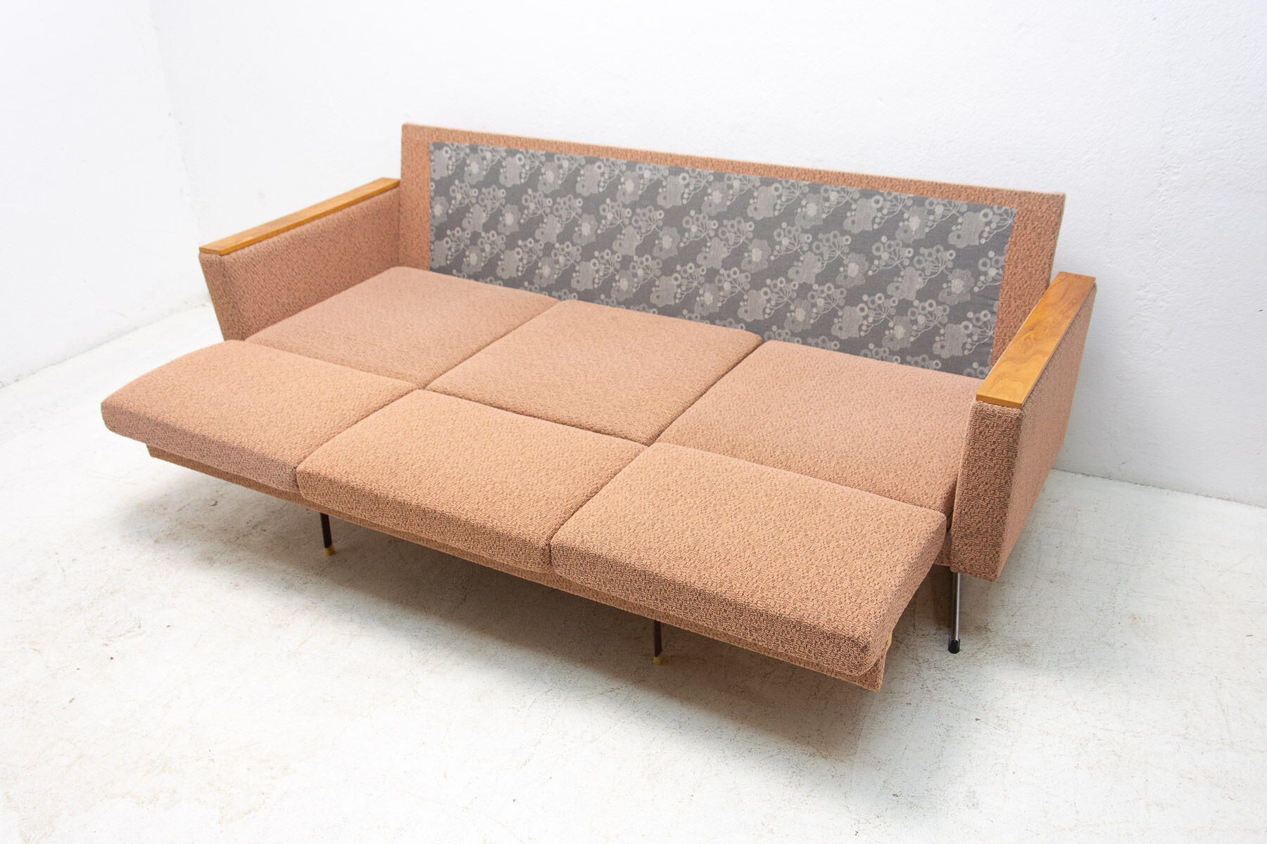 Mid century folding sofabed, 1970´s, Czechoslovakia