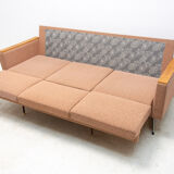 Mid century folding sofabed, 1970´s, Czechoslovakia