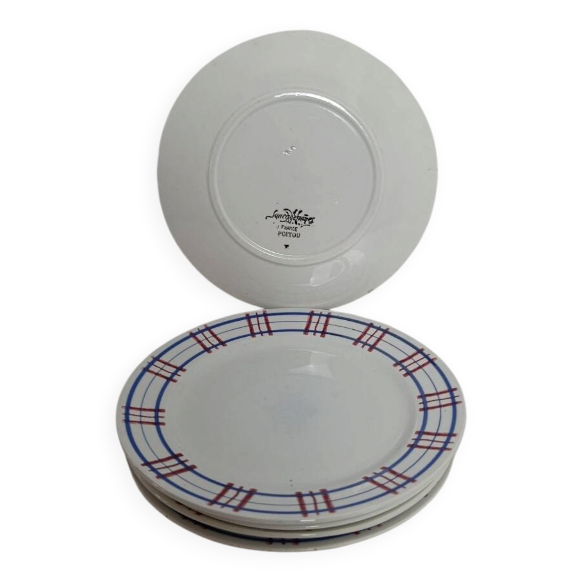 Sarreguemines Poitou plate