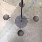 Vintage Brutalist Metal Candle Holder