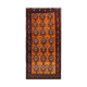 Handmade antique afshar tribe persian rug 114x243cm