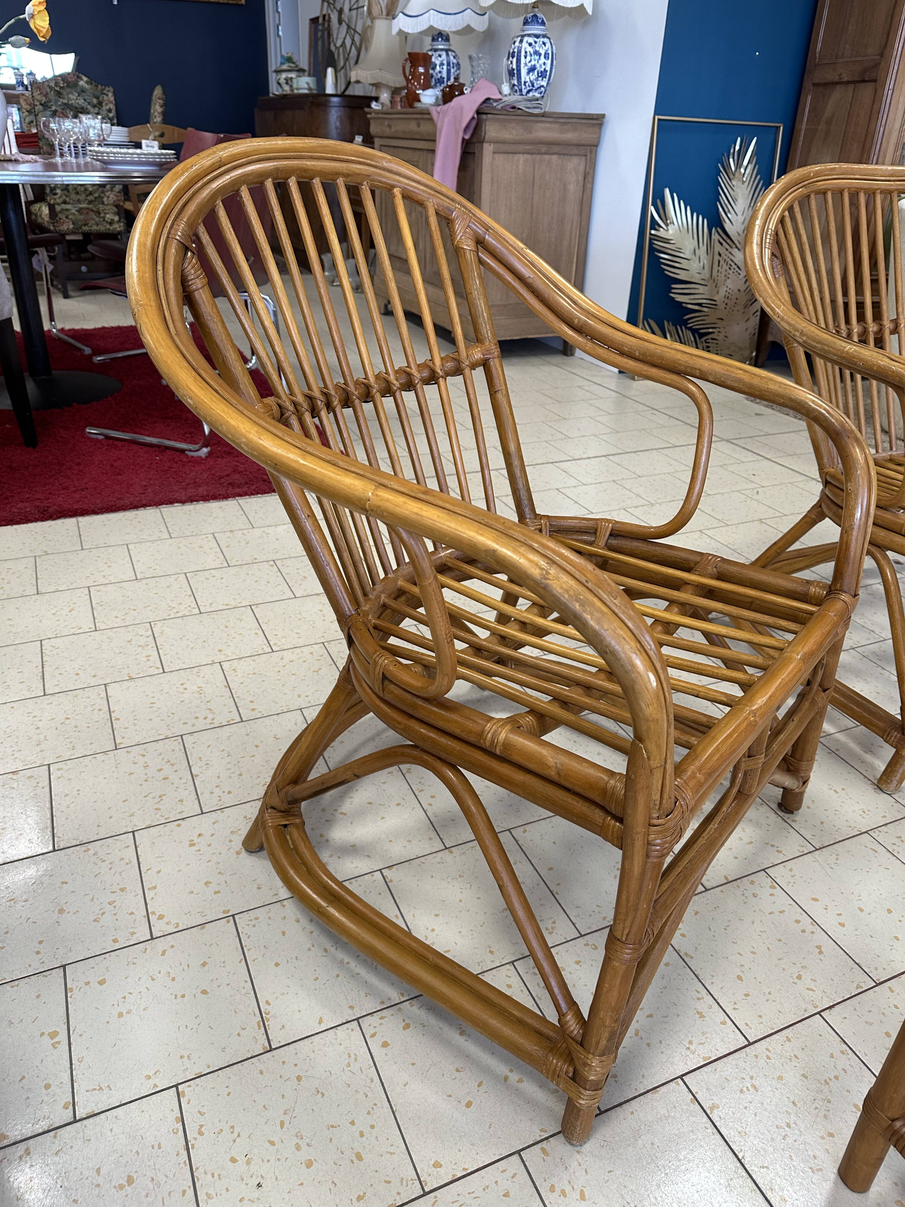 Rattan garden furniture
