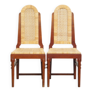 Ensemble de deux chaises - salle manger art