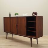 Rosewood highboard, Danish design, 1970s, manufacturer: Omann Jun