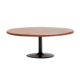 Table basse ronde en palissandre Danemark années 1960