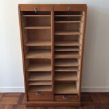 Double curtain binder