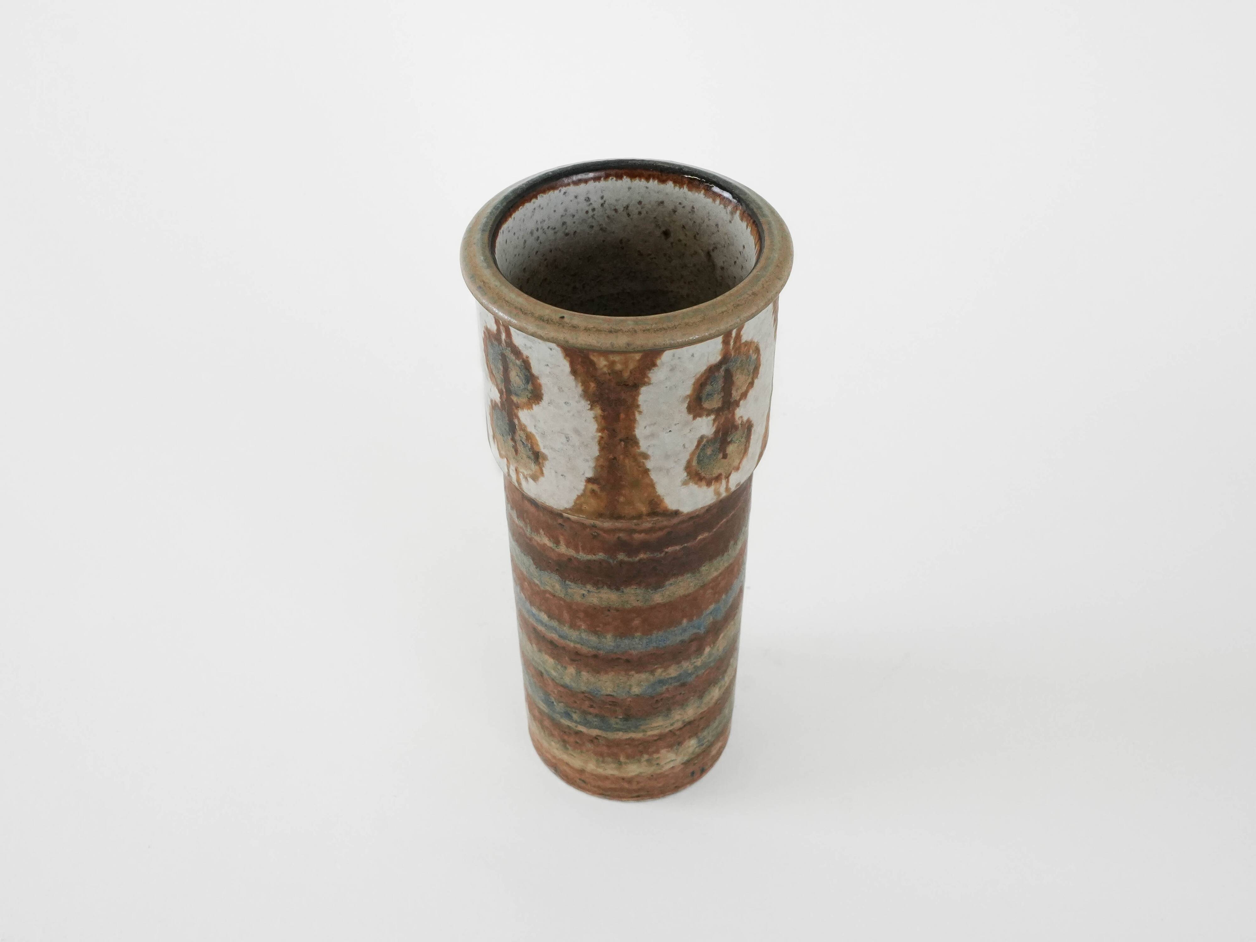 Ceramic vase, Danish design, 1960s, manufacturer: Søholm, designer: Svend Å
