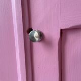 Pink knitted cabinet