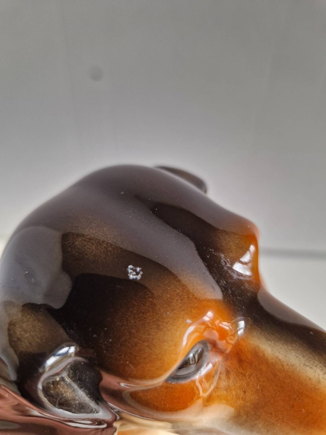 Porcelain teapot, dachshund, Germany, 1938-45