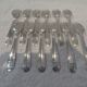 12 silver plated cake forks, goldsmith AH Grand Prix Monaco 14cm