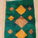 Handmade pure wool rug, size 100 x 200 cm