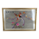Antique embroidery under glass, Pair of Birds, Silk, China, Early 20th century