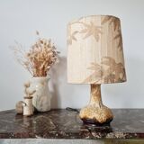 Vintage lamp with textured shade