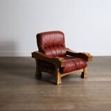 Hussar lounge chair by Luciano Frigerio, Italy 1970s