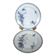 2 assiettes plates terre de fer