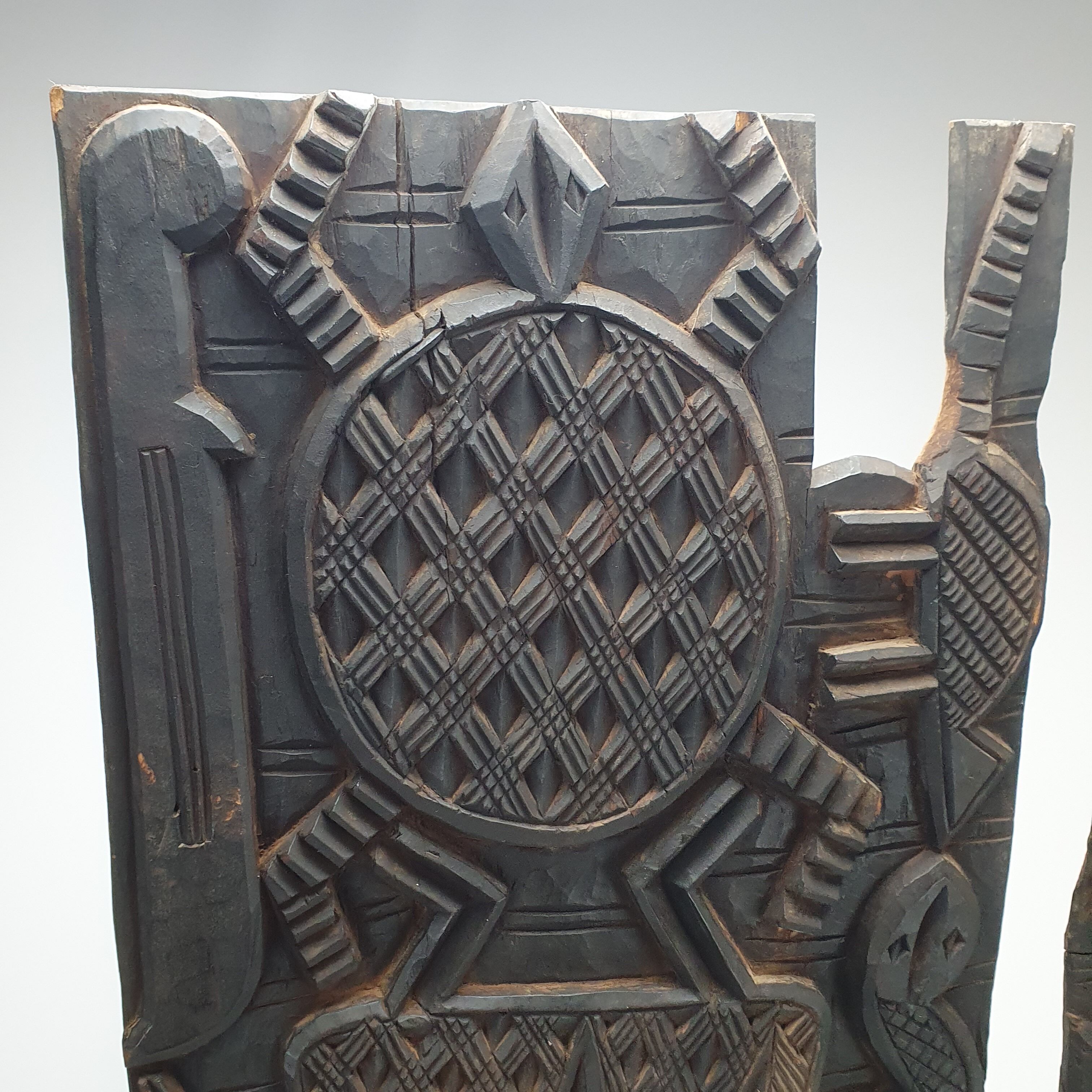 3 part door panel from the Nupe people of Nigeria, 1920s
