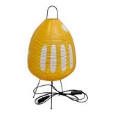 Yellow lamp "paper and metal design".