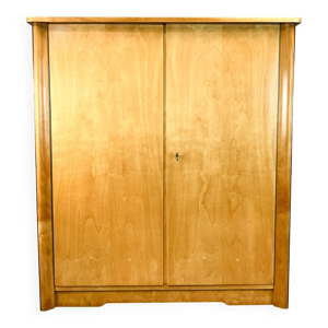 Commode, bouleau flammé,