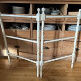 Old wooden towel rack