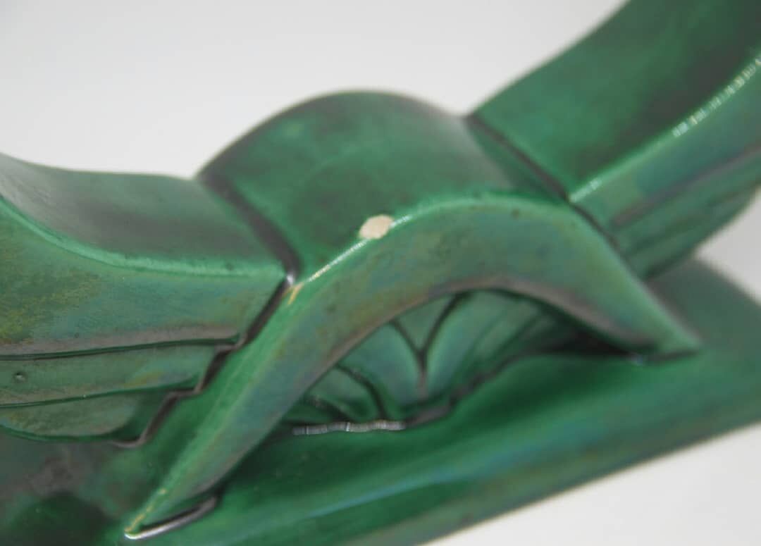 White Letalle double bougeoir