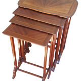 Suite of four nesting tables early twentieth century
