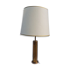 Lampe de table vintage pied cylindre en bronze