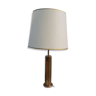 Cylinder foot vintage table lamp in bronze