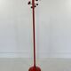 Porte-manteau rouge vintage des années 80
