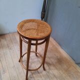High bent wooden stool