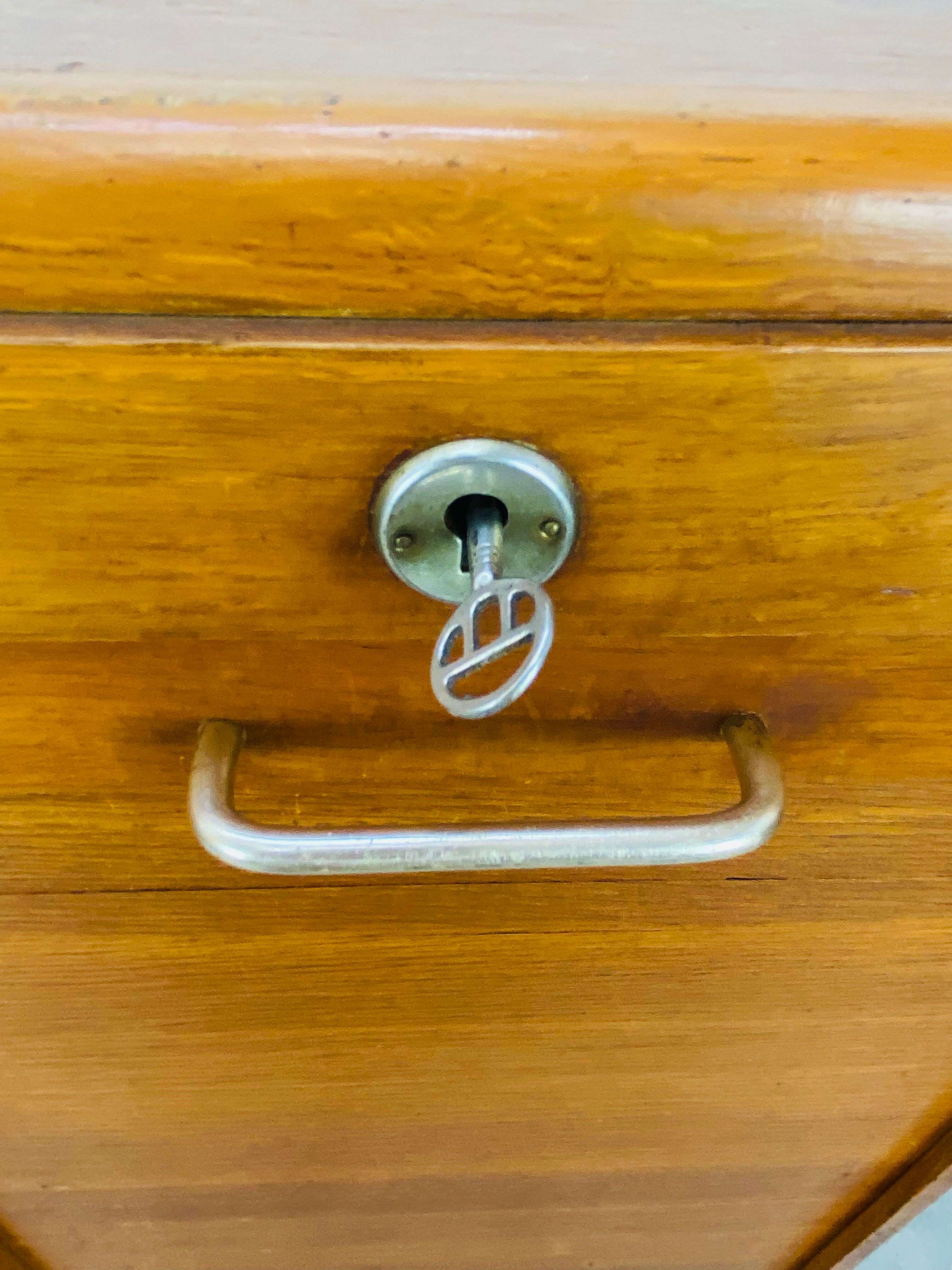 Double curtain binder cabinet