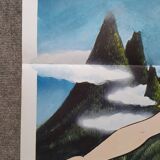 Affiche cinéma originale Walt Disney 1974 Peter Pan 60X160cm