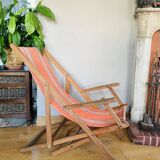 Folding chair known as a sun lounger from the early 20th century