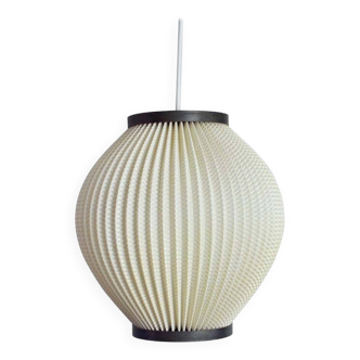 Lampe à Suspension Plissée Moderne Danoise par Hoyrup Light, 1960s