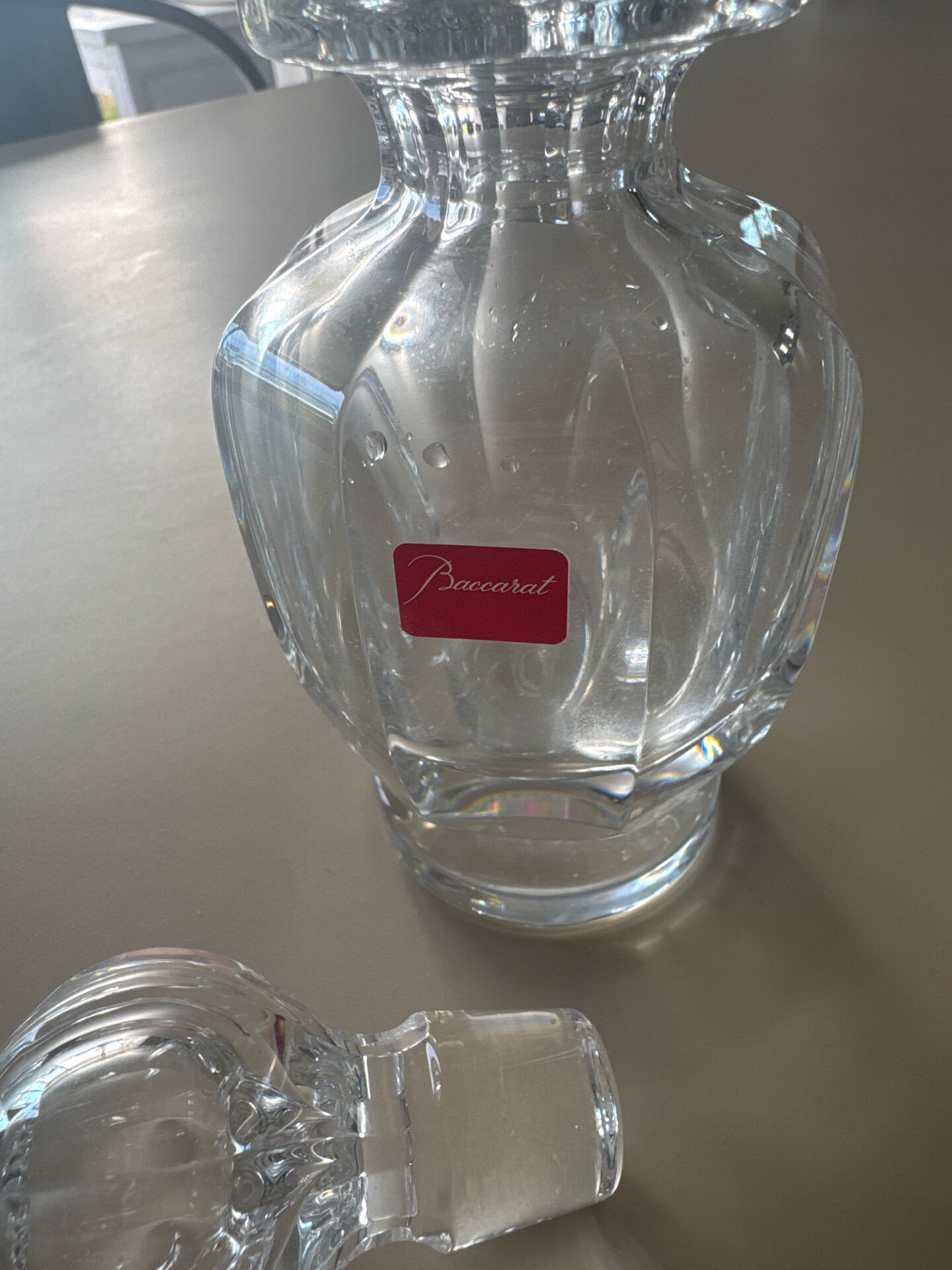 Mini crystal carafe
