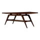 Table basse en teck dans le style de Louis van Teeffelen, années 1960