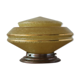 Ceiling lamp to pose art deco glass clichy
