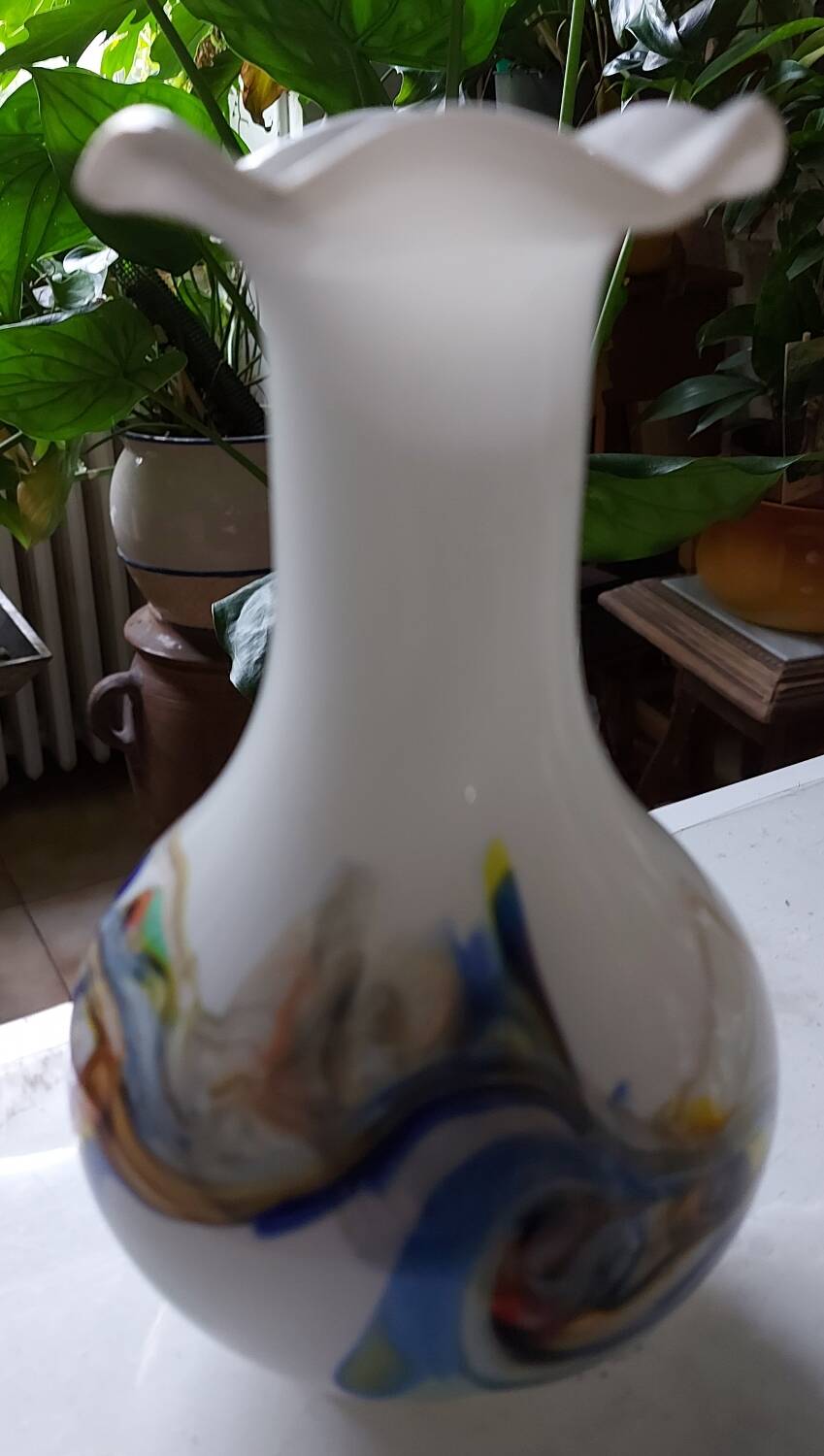 Murano glass vase
