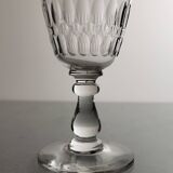 6 crystal wine glasses