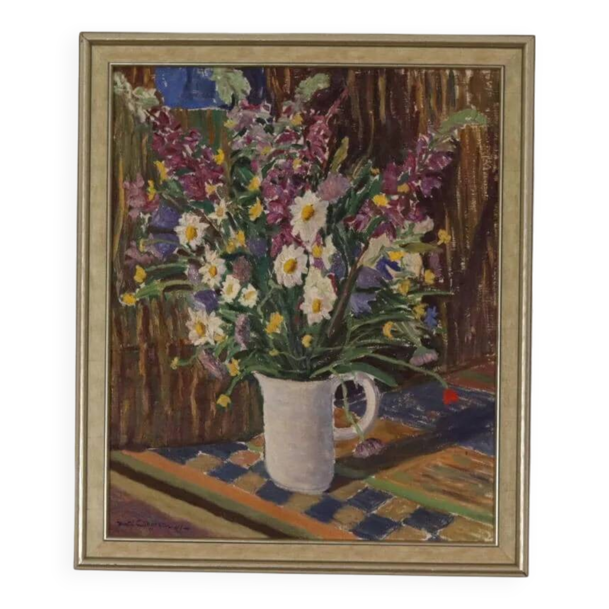 Nature morte de fleurs par Bertil Lundgren