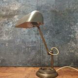 Antique brass desk lamp