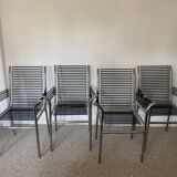 Set of 4 ‘bungee’ lounge chairs