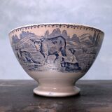 Old bowl in earthenware