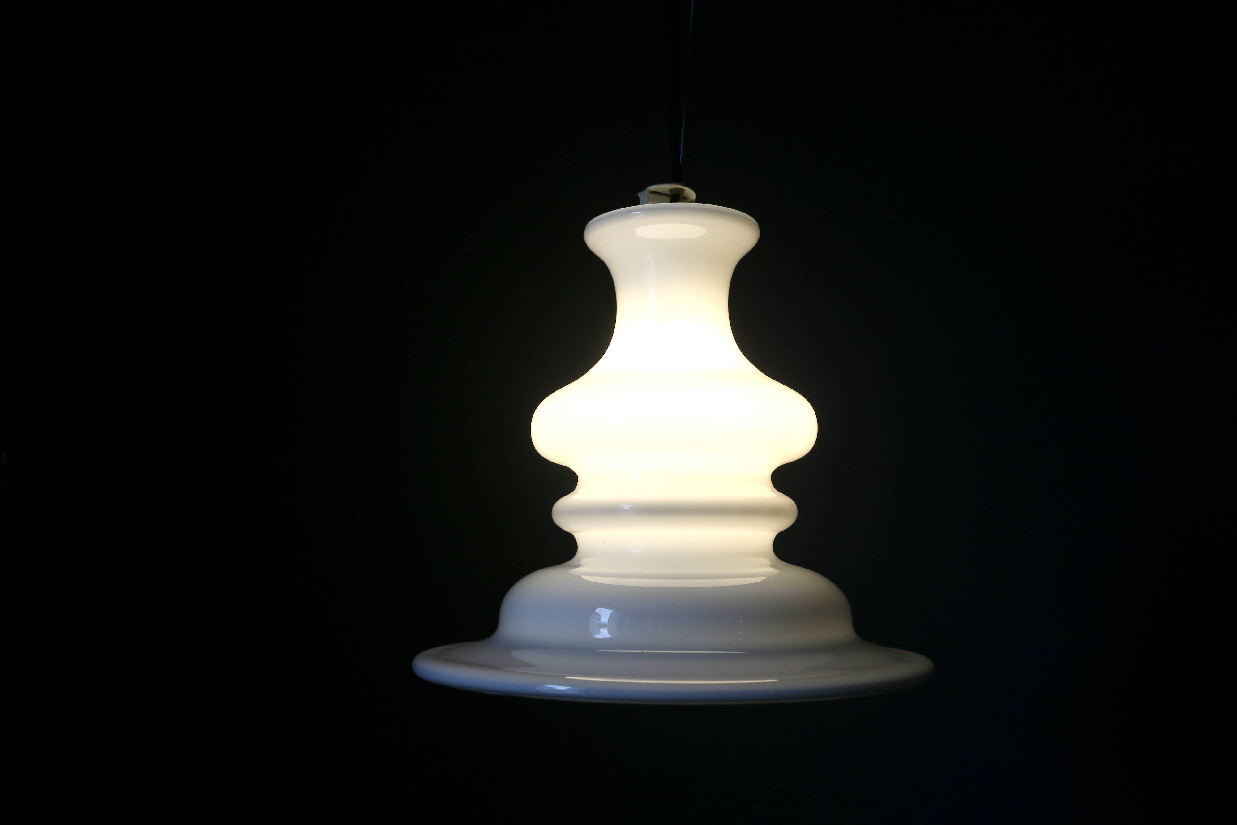 Vintage Scandinavian pendant light Tivoli Holmegaard, 1960s